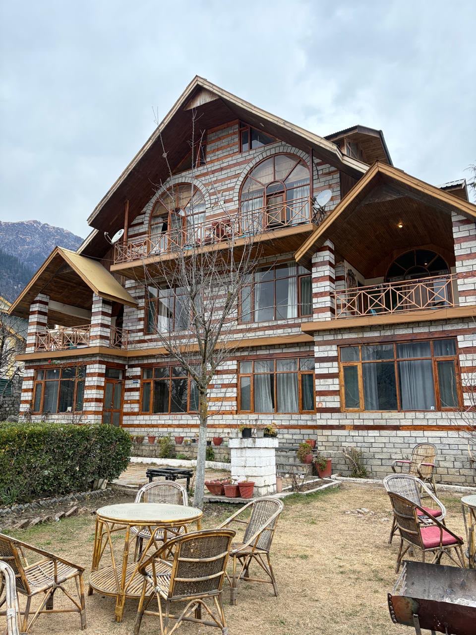 Exterior of an upcoming Polaris Collection stay in Manali